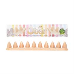 O'bar Vegan White Chocolates -Crunchy Almond and H*ney 200g
