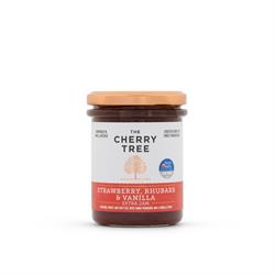 The Cherry Tree The Cherry Tree Strawberry Rhubarb & Vanilla Extra Jam 225g