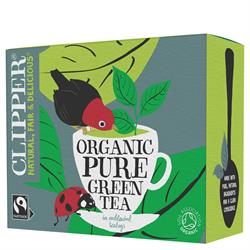 Clipper Clipper Fairtrade Organic Pure Green 80 Tea bags