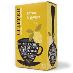 Clipper FREE Clipper Organic Lemon & Ginger Infusion 20 bags