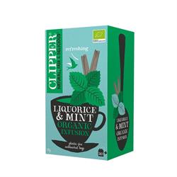 Clipper Clipper Tea Liquorice and Mint tea 20 Bags