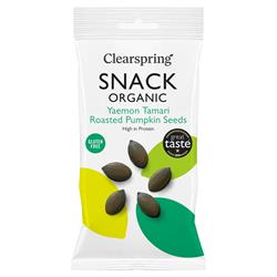 Clearspring Snack Organic - Yaemon Tamari Roasted Pumpkin Seeds 30g