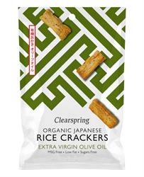 Clearspring Organic Rice Cracker Olive Oil & Sea Salt 50g