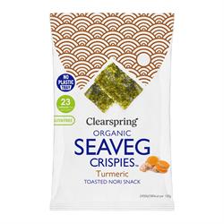 Clearspring Organic Seaveg Crispies Turmeric 4g (TRAYLESS) 4g