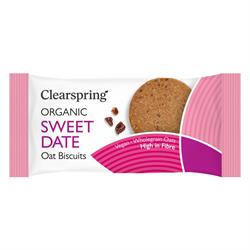 Clearspring Organic Oat Biscuits - Sweet Date 40g