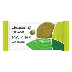 Clearspring Organic Oat Biscuits - Matcha 40g