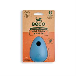 Beco Egg shaped rubber enrichment dog toy. 1 toy