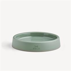 Beco A sturdy food and water bowl for cats. Olive Green. 1 bowl