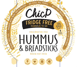ChicP Ambient On the Go Hummus & Breadsticks Snack Pot 50g