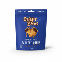 Crispr Bites Crispr Bites Salted Caramel Chocolate-Filled Mini Cones 100g