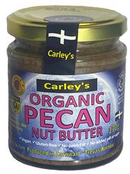 Carley's Organic Raw Pecan Butter 100% nuts 170g