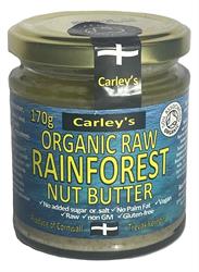 Carley's Carley's Organic Raw Rainforest Nut Butter 170g