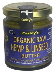 Carley's Carley's Organic Raw Hemp and Linseed Butter 170g