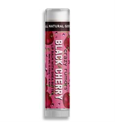 Crazy Rumors Black Cherry Flavoured Vegan Lip Balm 100% natural 4g