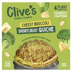 Clives Clive's (Non Organic) Cheesy Broccoli Shortcrust Quiche 380g