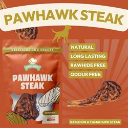 Chef Woof Chef Woof PAWHAWK STEAK Natural Dog Treat