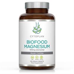 Cytoplan Biofood Magnesium 100mg elemental 120 tablets