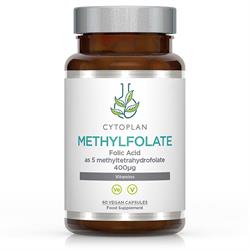 Cytoplan Methylfolate: 400ug 60 capsules