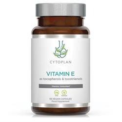 Cytoplan Vitamin E (as tocopherols & tocotrienols) 60 capsules