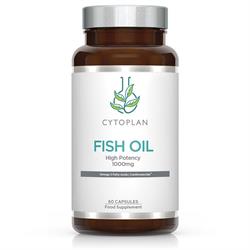 Cytoplan Fish Oil: High Potency Omega 3 EPA/DHA  60 Capsules