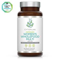 Cytoplan Women's Wholefood Multi with iron 60 capsules