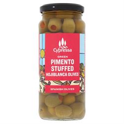 Cypressa Pimento Stuffed Green Olives 340g