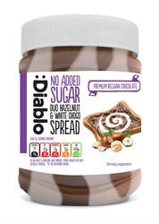 Diablo Sugar Free Duo Hazelnut & White Chocolate Spread 350g