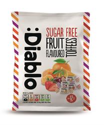 Diablo Sugar Free Sugar Free Fruit Flavoured Toffee Sweets bag