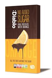 Diablo Sugar Free Diablo Dark Chocolate Bar with Orange 75g