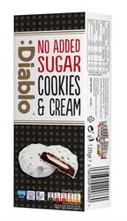 Diablo Sugar Free White Chocolate Cookies & Cream 128g