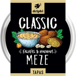 Delphi Meze - 4 Falafel & Fresh Houmous Dip 185g