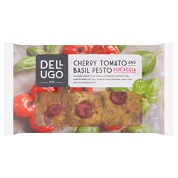 Dell'Ugo Dell'Ugo Cherry Tomato & Basil Pesto Focaccia 210g