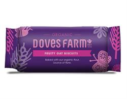 Doves Farm Organic Fruity Oat Biscuits 200g roll-pack