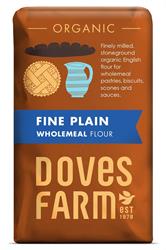 Doves Farm Organic Plain Fine Wholemeal Flour 1kg