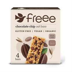 Doves Farm Org GF Choc Chip Flapjack 4 x 35g