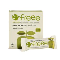 Doves Farm Org GF Apple & Sultana Oat Bar 4 x 35g