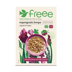 Doves Farm Freee Org Supergrain Hoops Buckwheat Oats Teff & Quinoa 300g