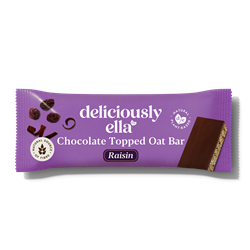 Deliciously Ella Deliciously Ella Raisin Chocolate Topped Oat Bar 50g