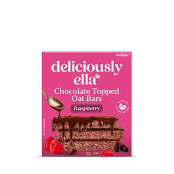 Deliciously Ella Deliciously Ella Raspberry Choc Topped Oat Bar Multipack 3 x 50g