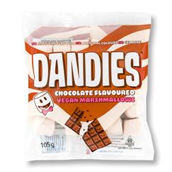 Dandies Vegan Chocolate Marshmallows Bite Size. 105g Vegan