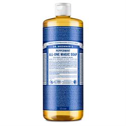 Dr Bronner Org Peppermint All ONE Magic Liquid Soap 945 ml