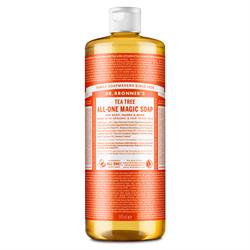 Dr Bronner Organic  Tea Tree All One Magic  Castile Liquid Soap 945 ml