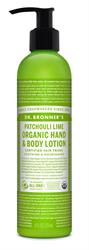 Dr Bronner Org Patchouli Lime Lotion 236ml