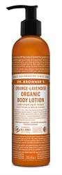 Dr Bronner Organic Orange Lavender Hand and Body Lotion 236ml