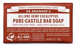 Dr Bronner Org Eucalyptus Soap Bar 140g