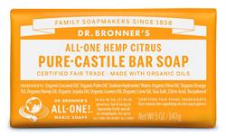 Dr Bronner Org Citrus Soap Bar 140g