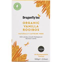 Dragonfly Tea Organic Vanilla Rooibos Tea 40 teabags