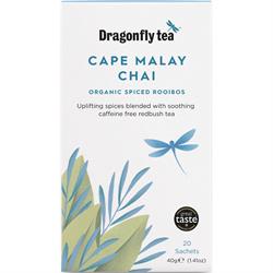 Dragonfly Tea Organic Cape Malay Chai Spiced Rooibos 20 bag