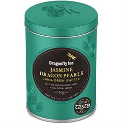 Dragonfly Tea Jasmine Dragon Pearls Green Loose Leaf Tea 50g