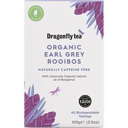 Dragonfly Tea Organic Earl Grey Rooibos Tea 40 teabags